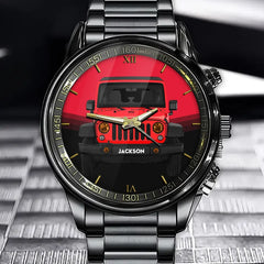 Personalized Jeep Car & Name Watch